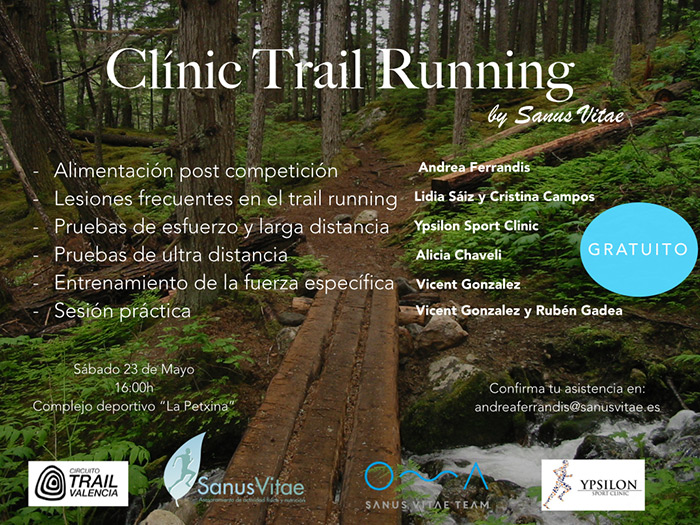 Ypsilon participa en el Clínic sobre Trail Running de Sanus Vitae